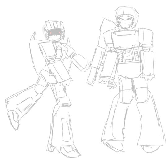 Megatron and Starscream